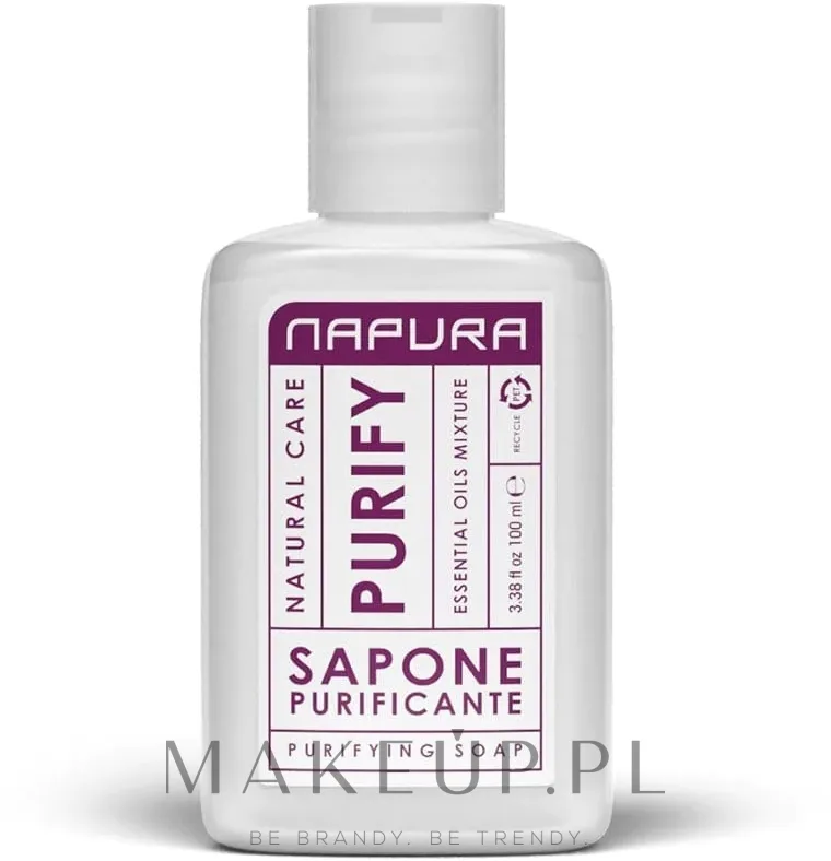 Мыло очищающее Napura Purify Hand and Body с эфирными маслами, 100