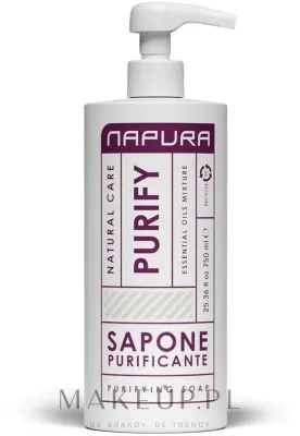 Мыло очищающее Napura Purify Hand and Body с эфирными маслами, 100, 750 мл
