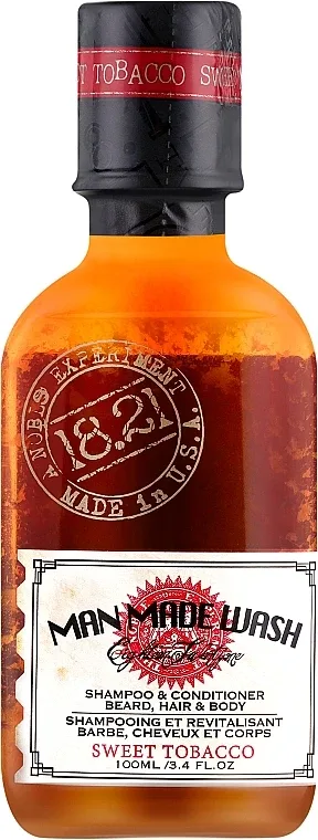 Шампунь, кондиционер и гель для душа 3 в 1 для мужчин 18.21 Man Made Sweet Tobacco Wash