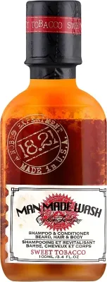 Шампунь, кондиционер и гель для душа 3 в 1 для мужчин 18.21 Man Made Sweet Tobacco Wash