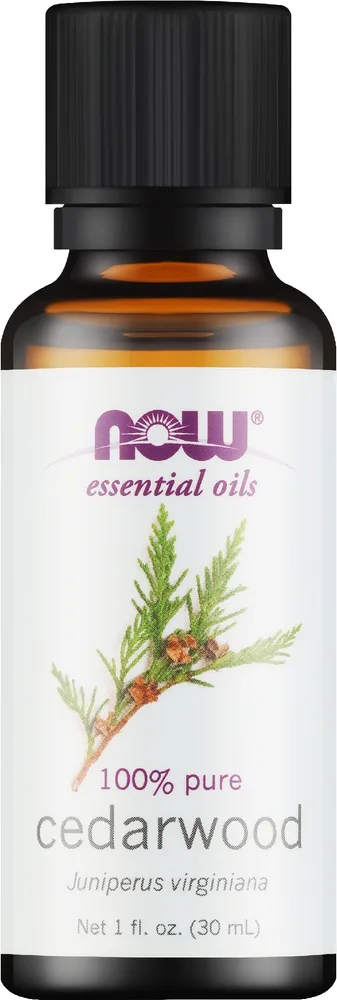 Масло кедровое эфирное Now Foods Essential Oils 100% Pure Cedarwood, для ароматизации