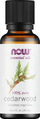 Масло кедровое эфирное Now Foods Essential Oils 100% Pure Cedarwood, для ароматизации