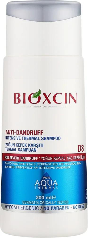Шампунь Bioxcin Aqua Thermal Intensive против перхоти с термальной водой 200 мл