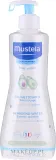 Мицеллярная вода для лица и тела Mustela Cleansing Water No-Rinsing With Avocado детская, с экстрактом авокадо, 500 мл / 750 мл — фото 3