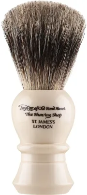 Помазок для бритья Taylor of Old Bond Street Shaving Brush Pure Badger P2235, размер L, деревянная рукоять