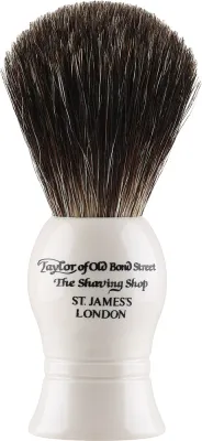 Помазок для бритья Taylor of Old Bond Street Shaving Brush Pure Badger P1020, размер S, барсучий ворс, 9,5 см