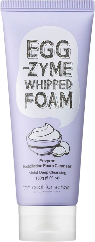 Too Cool For School Egg Zyme Whipped Foam очищающая пенка для умывания лица с яичным экстрактом и ферментами, 150 мл