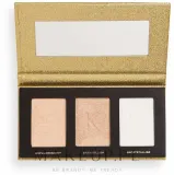 Набор палеток хайлайтеров Makeup Revolution Kitulec #GlowKitulca Highlighter Palette для лица и тела, база и топпер, 2 х 7,5 г — фото 8