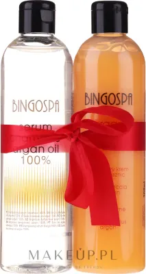 Набор BingoSpa Argan Madness сыворотка-шампунь и крем для душа с арганой и кератином 2x300 мл