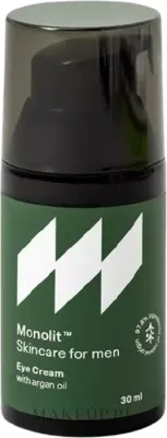 Крем для области вокруг глаз Monolit For Men с аргановым маслом и маслом миндаля для мужчин 30 мл