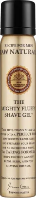 Гель-пена для бритья Recipe For Men RAW Naturals The Mighty Fluffy Shave Gel с экстрактом овса и пантенолом, 75 мл