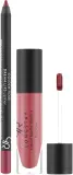Набор для губ Golden Rose Matte LipKit Rose Taupe матовая помада и карандаш с маслом авокадо 5,5 мл + 1,6 г — фото 1