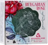 Bulgarian Rose Signature Spa мыло глицериновое голубое 75 г, твёрдое мыло ручной работы с розовой водой — фото 1