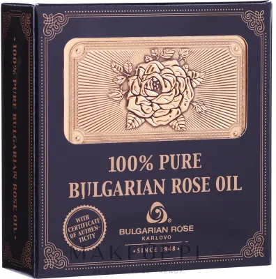 Розовое масло Bulgarian Rose натуральное в деревянной шкатулке 5 г