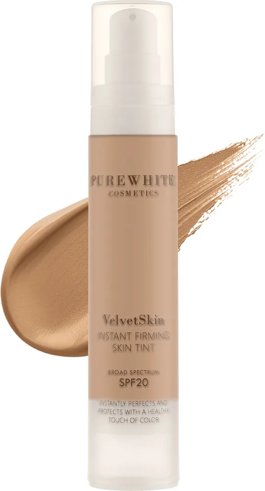 Тонирующее средство Pure White Cosmetics VelvetSkin Instant Firming Skin Tint SPF 20, 50 мл, оттенок Light Medium