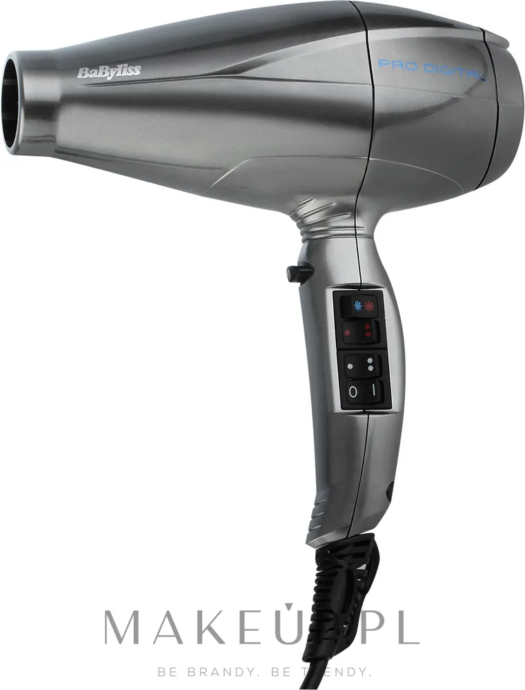 Фен для волос BaByliss Pro Digital 6000E 2200 Вт с ионизацией, диффузором и 2 концентраторами