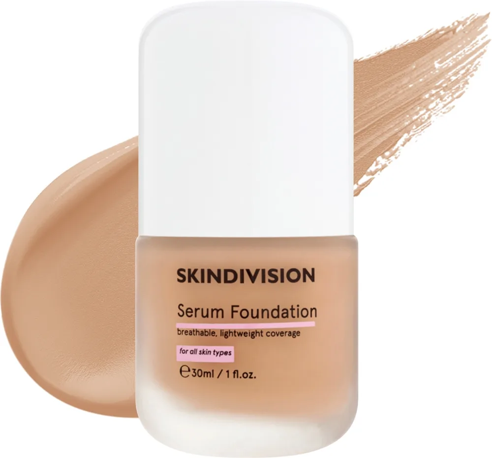 Тональная сыворотка SkinDivision Serum Foundation шелковистая, 30 мл, оттенок Medium