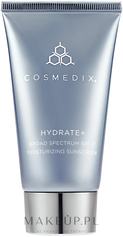 Cosmedix Hydrante+ крем для лица увлажняющий SPF 17, солнцезащитный уход с оксидом цинка и астаксантином, широкий спектр защиты, 60 г