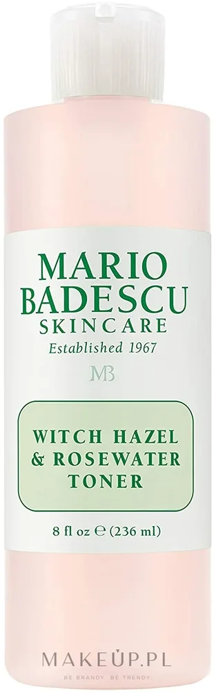 Тоник для лица Mario Badescu с гамамелисом и розовой водой, успокаивающий, 236 мл, США