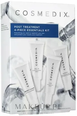 Cosmedix Post Treatment 4-Piece Essential Starter Kit набор для лица крем SPF 17 две сыворотки и средство для умывания по 15 мл