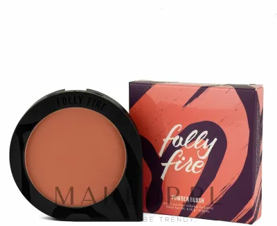 Румяна для щёк Folly Fire Serial Blusher Powder Blush прессованные, для нанесения кистью или аппликатором, 8 г