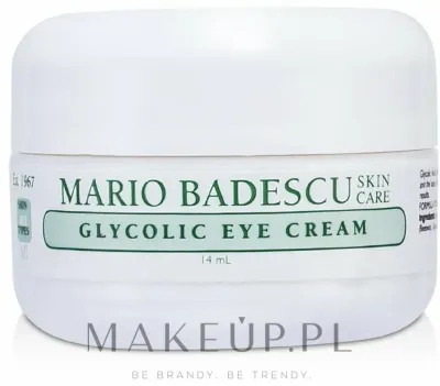 Крем для кожи вокруг глаз Mario Badescu Glycolic Eye Cream гликолевый ночной 14 мл