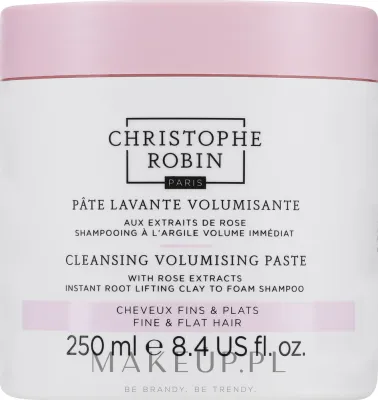 Очищающая паста для объёма волос Christophe Robin Cleansing Volumizing Paste With Pure Rassoul Clay and Rose Extracts, 75 мл, 250 мл