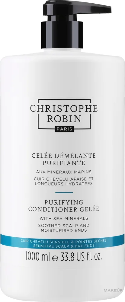 Кондиционер-желе для волос с морскими минералами Christophe Robin Detangling Gelee With Sea Minerals, 1000 мл