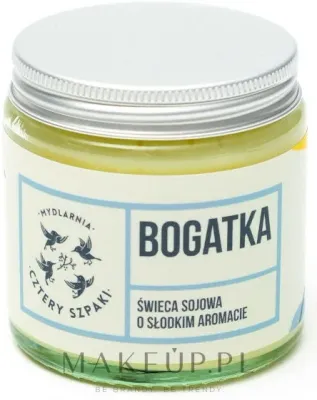 Соевая ароматическая свеча Cztery Szpaki Bogatka, 100 г