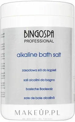 BINGOSPA соль для ванн щелочная 1000 г, содовая соль для расслабляющей ванны и мягкости кожи