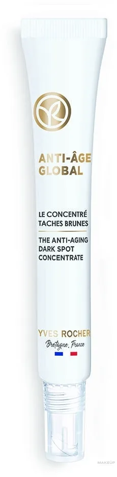 Корректор для лица Yves Rocher Anti-Age Global The Anti-Aging Dark Spot Concentrate против пигментных пятен, с точным аппликатором, 14 мл