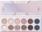 Набор Affect Cosmetics палетка теней для век 12 оттенков и палетка для контуринга лица 3 оттенка — фото 3