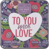 Мыло кусковое Scottish Fine Soaps To You with Love в жестяной банке, 100 г — фото 1