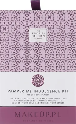 Набор Scottish Fine Soaps Pamper Me пена для ванны масло-баттер и свеча с лавандой и маслом ши 100+75 мл