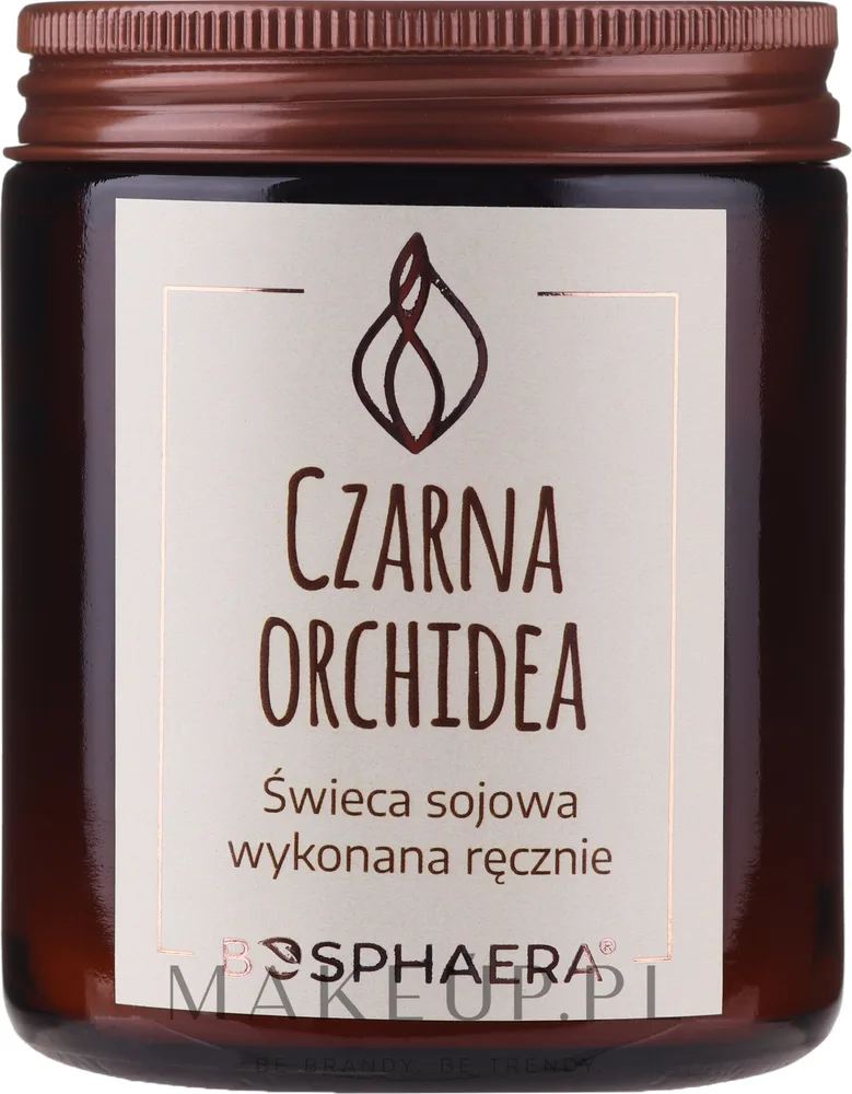 Соевая ароматическая свеча Bosphaera Black Orchid, 190 г
