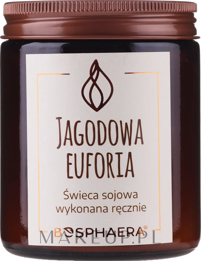 Соевая ароматическая свеча Bosphaera Berry Euphoria, 190 г
