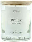 Свеча ароматическая Ambientair The Olphactory Relax White Musk «Белый мускус», стекло и дерево, 200 г — фото 2