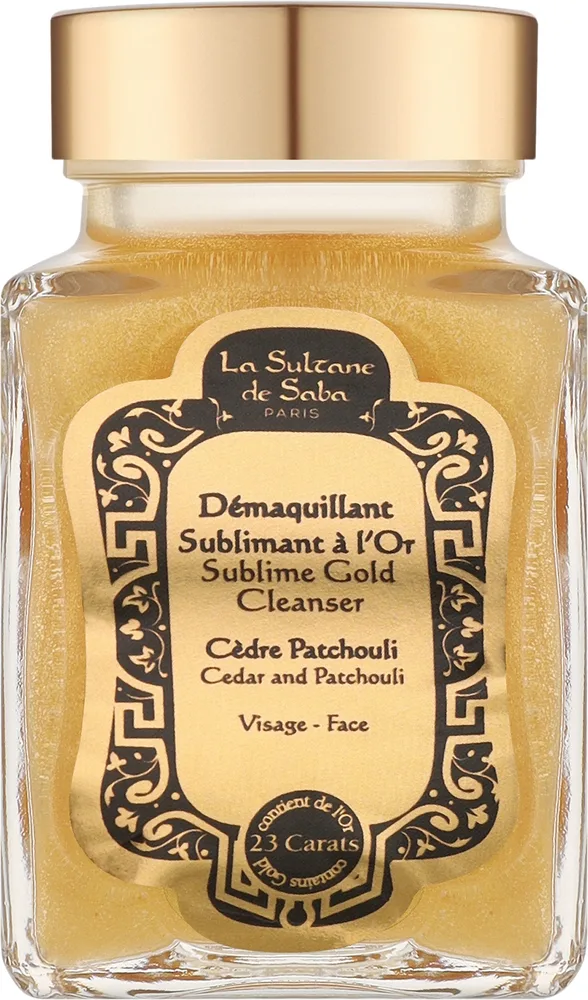 Очищающий гель для лица La Sultane de Saba Gold & Champagne с частицами золота и глицерином 100 мл