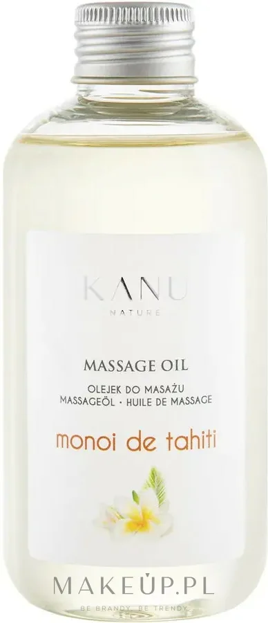 Масло для массажа Kanu Nature Monoi de Tahiti с подсолнечным маслом экзотический аромат 200 мл