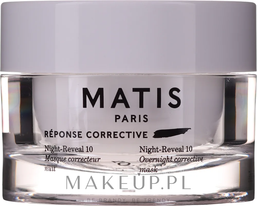 Matis Reponse Corrective Night Reveal 10 Overnight Corrective Mask — интенсивно увлажняющая гелевая ночная маска, 50 мл