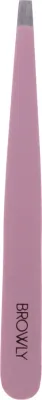 Пинцет для бровей Browly Pro Tweezers Straight, прямой, нержавеющая сталь, 1 шт