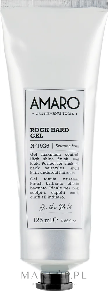Гель для волос FarmaVita Amaro Rock Hard Gel стойкой фиксации, с провитамином B5, 125 мл