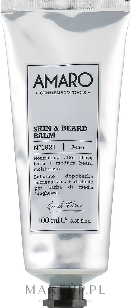 Бальзам после бритья FarmaVita Amaro Skin And Beard Balm парфюмированный, для кожи и бороды, 100 мл