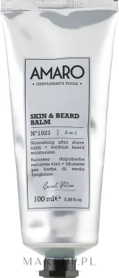 Бальзам после бритья FarmaVita Amaro Skin And Beard Balm парфюмированный, для кожи и бороды, 100 мл