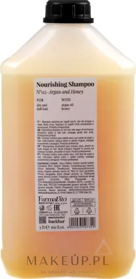 Шампунь Farmavita Back Bar No2 питательный с аргановым маслом и мёдом, 5000 мл
