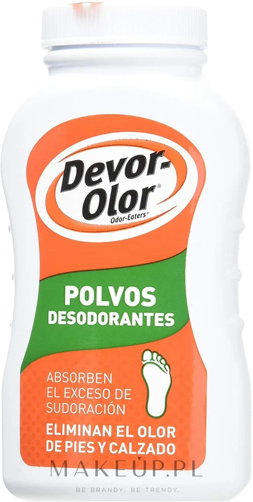 Devor-Olor Powder Foot Odor дезодорант-пудра для ног 100 г, присыпка против запаха и потливости стоп, в обувь и носки