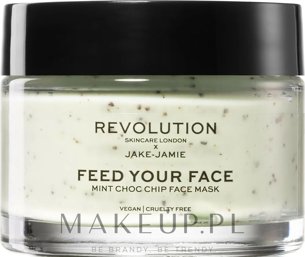 Revolution Skincare X Jake-Jamie Mint Choc Chip — освежающая мятная маска для лица, 50 мл