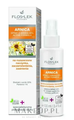 Спрей для лица Floslek Arnica Spray 20% с арникой, против покраснений и сосудистых сеточек, 100 мл
