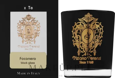Ароматическая свеча Tiziana Terenzi Foconero Black Glass, 35–, 35 г