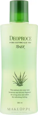 Тоник для лица Deoproce Hydro Soothing Aloe Vera Toner с муцином улитки, 380 мл, Корея